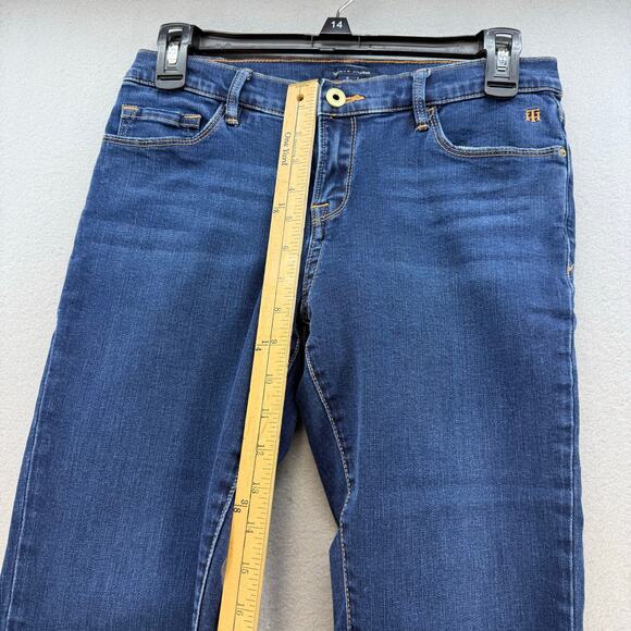 Tommy Hilfiger Jeans Women's 6 Dark Blue Greenwich Skinny Preppy Normcore - Picture 13 of 15